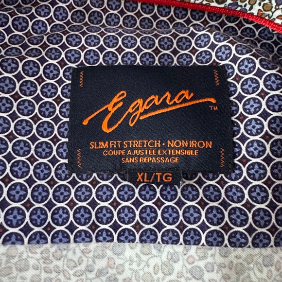 Egara Dress Shirt - Floral Pattern - Slim Fit - XL - Picture 4 of 4